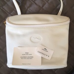 Longchamp Calfskin ‘Veau’ crossbody bag